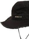 Le Bob Artichaut Bucket Hat Black - JACQUEMUS - BALAAN 4