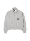 Men's Embroidery Zip-up Jacket Grey - STOCKHOLM SYNDROME - BALAAN 2