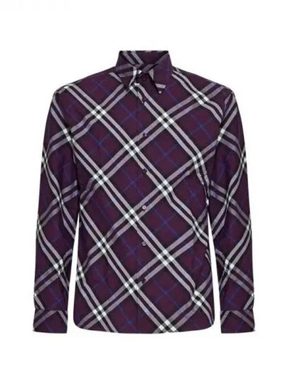 Checked cotton shirt 271015 - BURBERRY - BALAAN 1