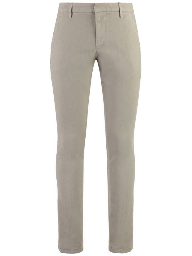 Dondup Gaubert Cotton Chino Trousers - DONDUP - BALAAN 1