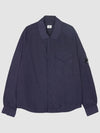 Chrome-R Lens Over Long Sleeve Shirt Purple - CP COMPANY - BALAAN 3