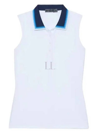 Golf Wear Women s Collar Sleeveless T Shirt G4LS23K860D SNO - G/FORE - BALAAN 1