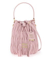 Matelasse Nappa Leather Bucket Bag Pink - MIU MIU - BALAAN 1