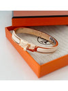 Mini Clic Kelly Bracelet Marronglace Rose Gold - HERMES - BALAAN 6