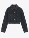 Neo 80s Denim Jacket Black - SAINT LAURENT - BALAAN 5