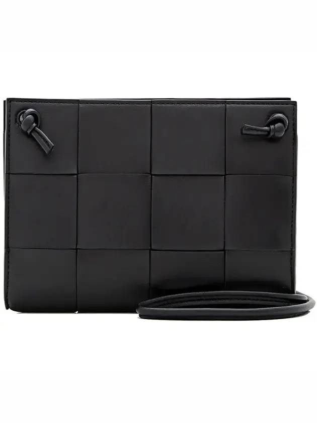 Intrecciato Cassette Mini Cross Bag Black - BOTTEGA VENETA - BALAAN 2