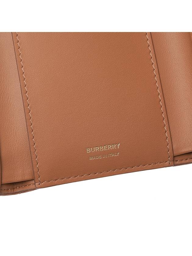 Quilted Leather Small Lola Half Wallet Brown - BURBERRY - BALAAN 9