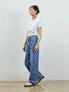 Denim Basic Semi Wide Long Pants Indigo - RYUL+WAI: - BALAAN 2