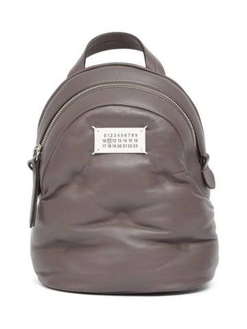 Glam Slam Leather Backpack Brown - MAISON MARGIELA - BALAAN 1