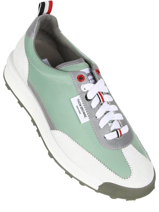 Tech Runner Low Top Sneakers Green - THOM BROWNE - BALAAN 2