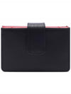 Vitello Accordion Card Wallet Black Red - PRADA - BALAAN 5