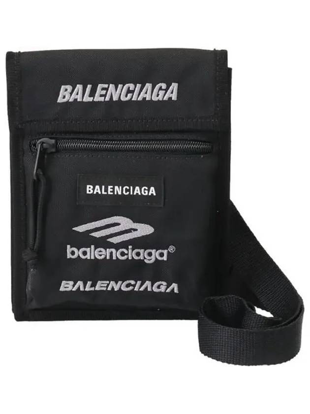 Explorer Small Logo Strap Cross Bag Black - BALENCIAGA - BALAAN 2