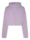 Crop Logo Hoodie Purple - GANNI - BALAAN 6