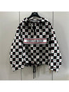 XS Dior Women s Amor Heart Check Chess Anorak Hooded Jacket - DIOR - BALAAN 5