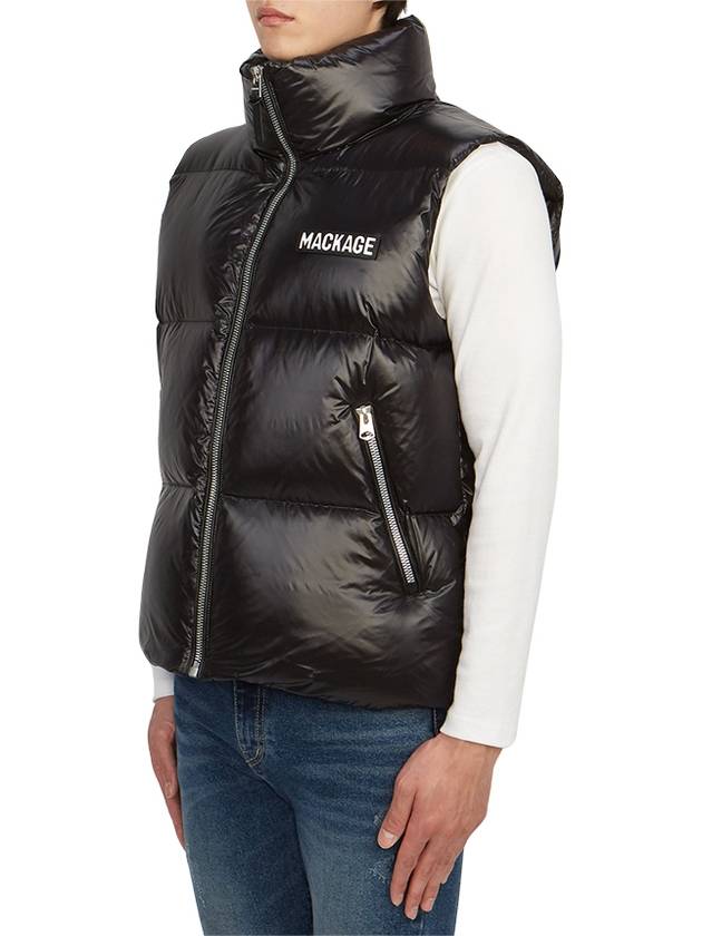 Kane High Neck Padding Vest Black - MACKAGE - BALAAN 4