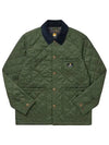 Kenning Quilting  Logo Patch Jacket Green - BARBOUR - BALAAN 3