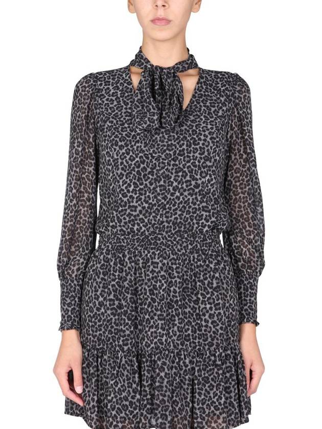 Michael Kors Animal Print Shirt - MICHAEL KORS - BALAAN 1