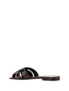 Tribute Tortoiseshell Patent Leather Mules Havana - SAINT LAURENT - BALAAN 4