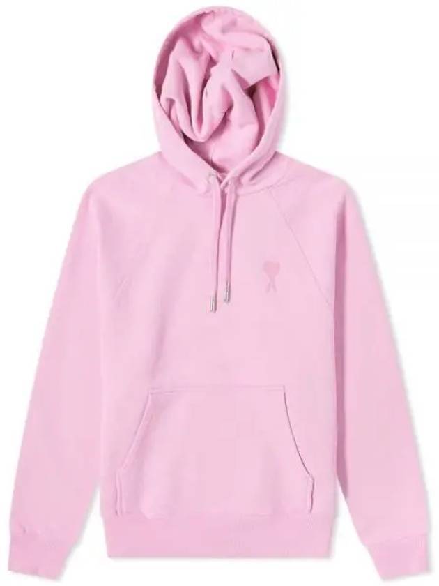 Small Heart Logo Hoodie Candy Pink - AMI - BALAAN 1