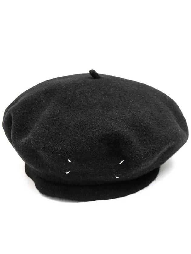 Stitch Beret Black - MAISON MARGIELA - BALAAN 2