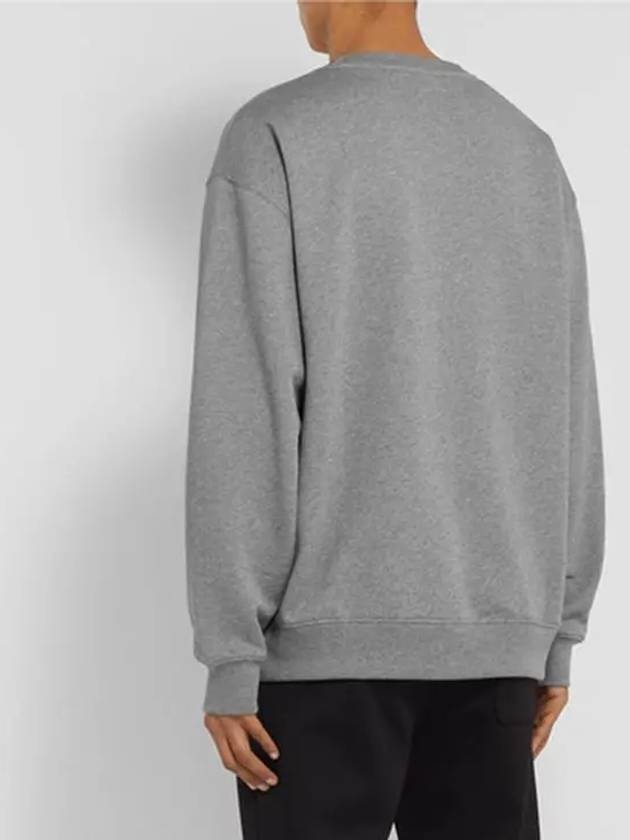 Forba Face Crewneck Logo Sweatshirt Grey - ACNE STUDIOS - BALAAN 5