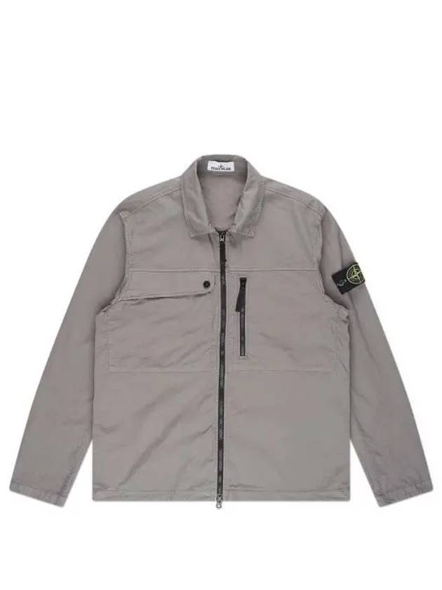 Supima Cotton Twill Stretch-TC Jacket Brown - STONE ISLAND - BALAAN 2