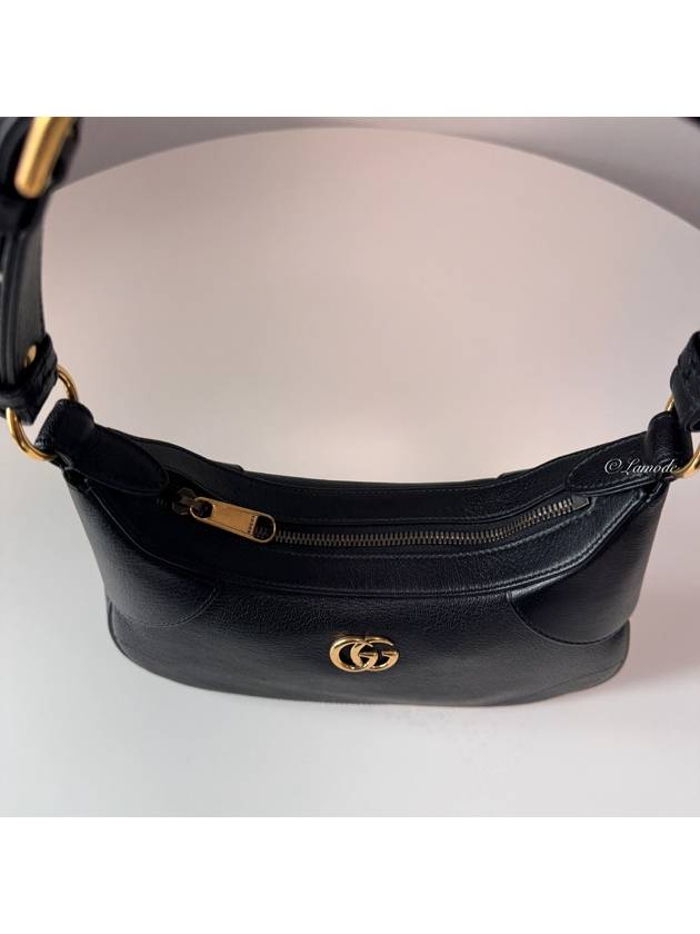 Aphrodite Small Logo Chain Shoulder Bag Black - GUCCI - BALAAN 7