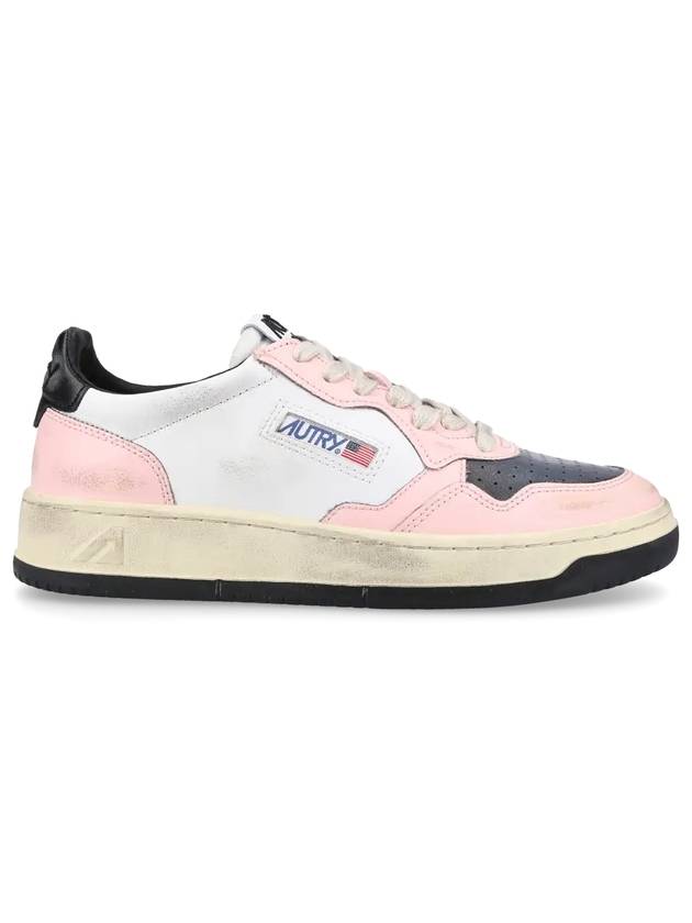 Women's Medalist Super Vintage Low Top Sneakers Pink - AUTRY - BALAAN 1