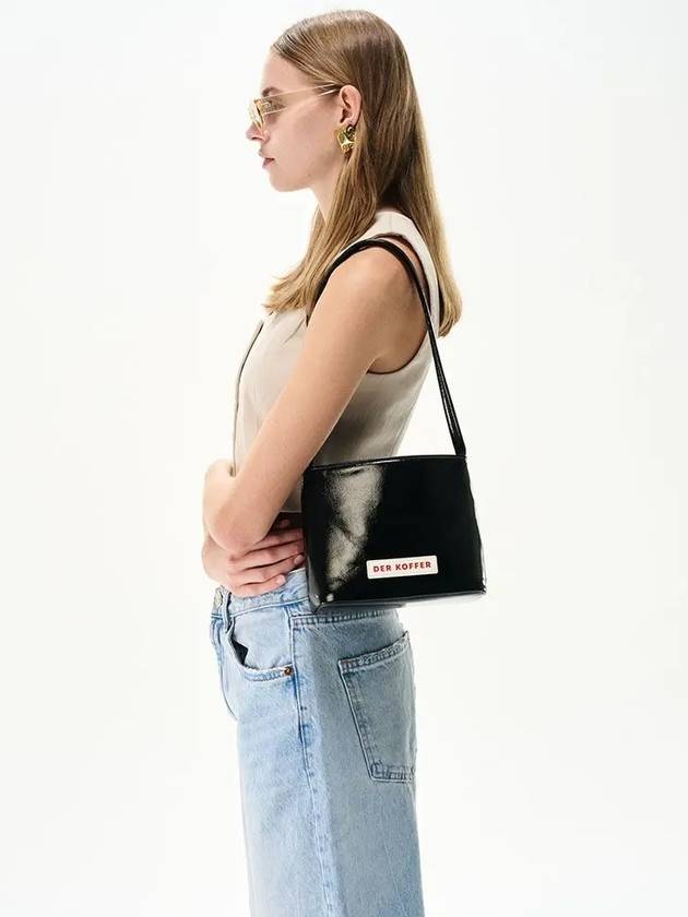 Candy Enamel Shoulder Bag Black - DER KOFFER - BALAAN 3