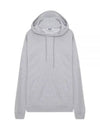 Logo Print Cotton Hoodie Grey - MSGM - BALAAN 2