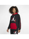 01CK2853010JordanJumpman Classic Hooded TshirtBlack Red - NIKE - BALAAN 1