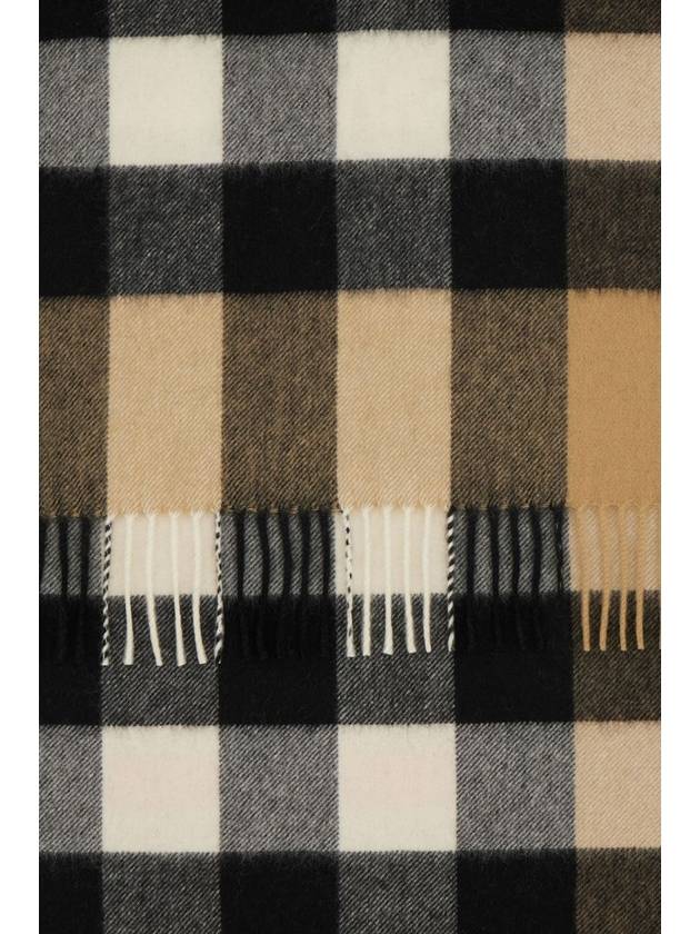 Classic Check Cashmere Muffler Beige - BURBERRY - BALAAN 3