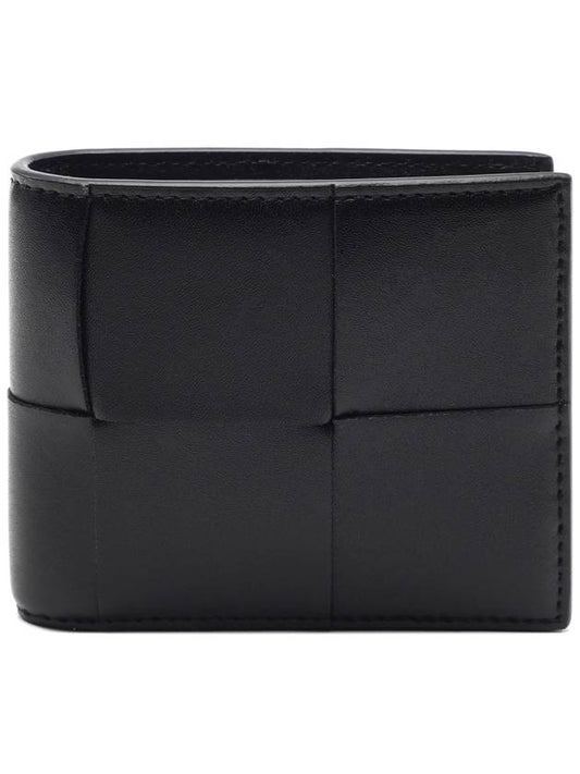 Intrecciato Cassette Half Wallet Black - BOTTEGA VENETA - BALAAN 2