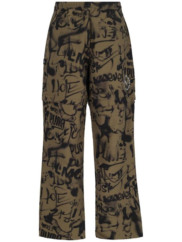 All-Over Print Straight Pants Wild Willow - PUMA - BALAAN 3