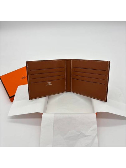 Citizen Twill Compact Card Wallet Brown - HERMES - BALAAN 2