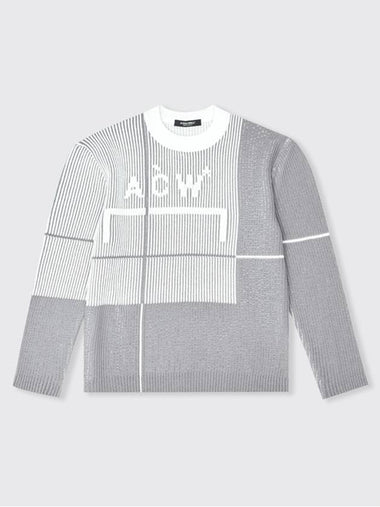 grid crewneck knit - A-COLD-WALL - BALAAN 1