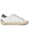 Superstar Leather Low Top Sneakers Grey White - GOLDEN GOOSE - BALAAN 5