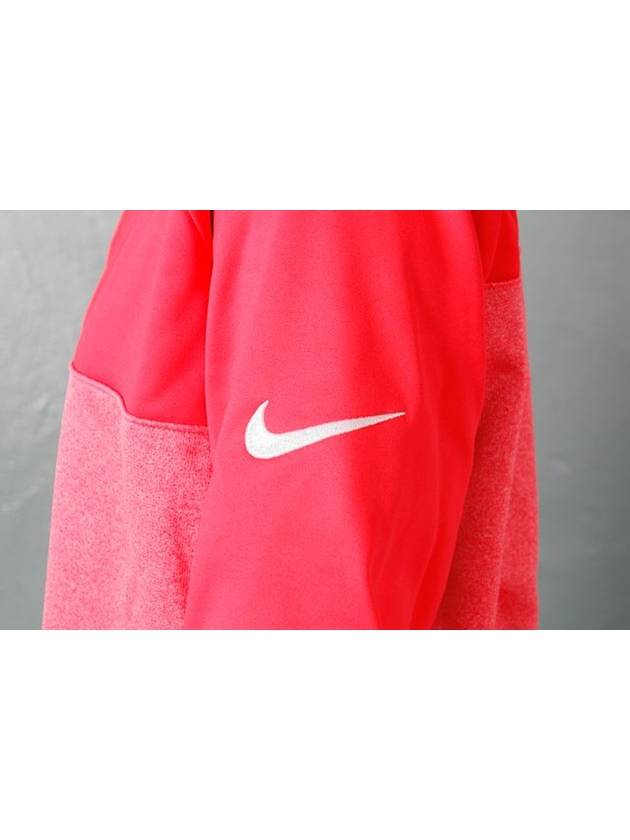 01854499653Golf Therma Fit Half Zip Up TShirtPink - NIKE - BALAAN 11