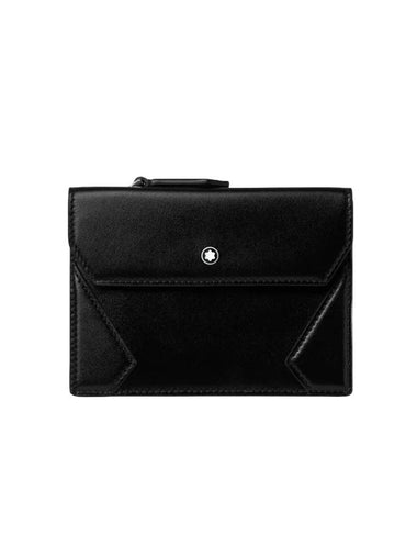 Meisterstuck Zipper Card Wallet Black - MONTBLANC - BALAAN 1