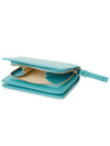 Sense Soft Leather Half Wallet Blue - CHLOE - BALAAN 5