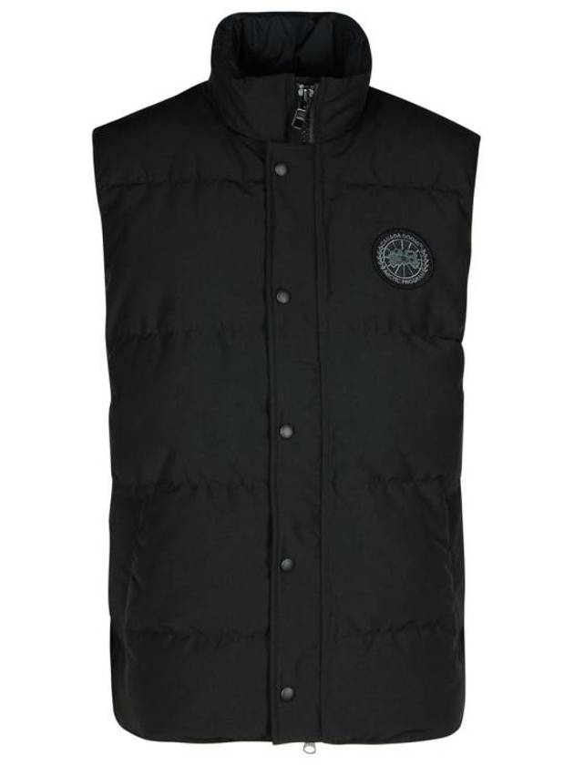 Garson Label Vest Black - CANADA GOOSE - BALAAN 2