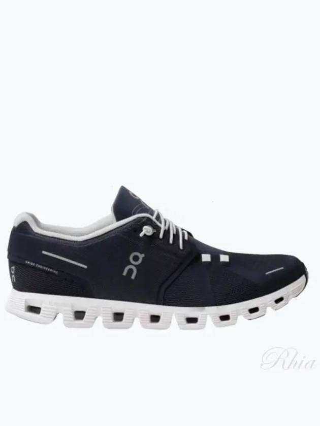 On Men s Cloud 5 Low Top Sneakers Midnight White - ON RUNNING - BALAAN 2