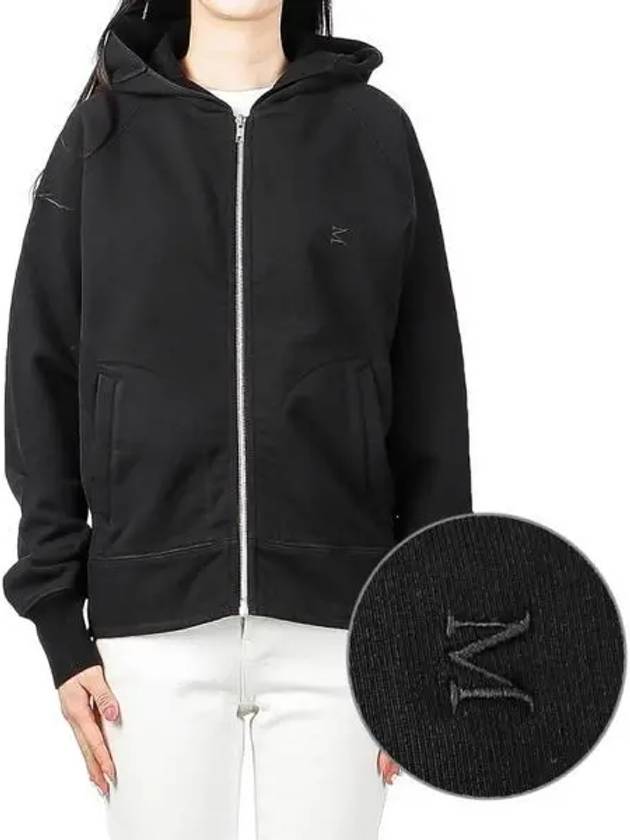 Logo Cotton Hooded Jacket Black - MAISON MARGIELA - BALAAN 2