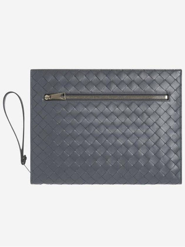 Medium Intrecciato Document Case Thunder - BOTTEGA VENETA - BALAAN 1