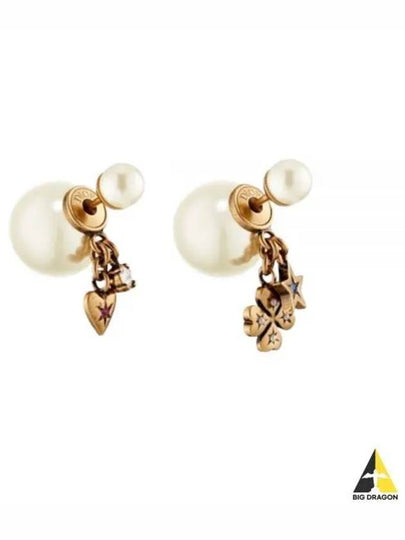 Tribales Earrings Gold - DIOR - BALAAN 2