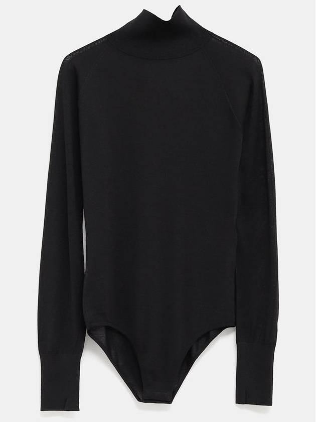 black wool bodysuit - ALAIA - BALAAN 2