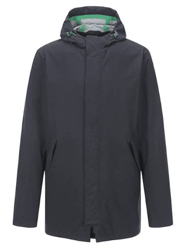 High-Tech Windproof Hooded Jacket Navy - HERNO - BALAAN 1