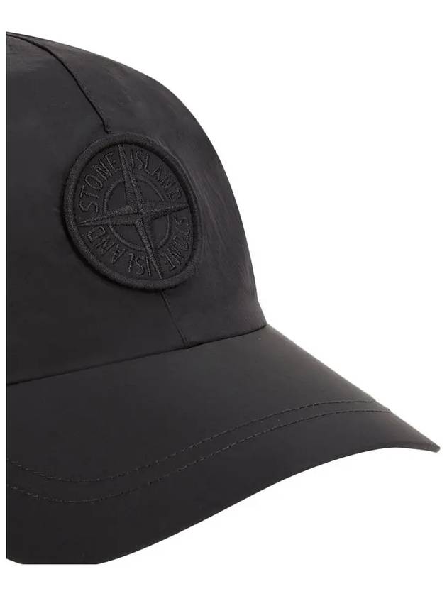 Nylon Metal 6-Panel Cap Black - STONE ISLAND - BALAAN 5