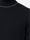 Eleventy Cashmere Turtleneck Navy D76MAGD32 - ELEVENTY MILANO - BALAAN 4