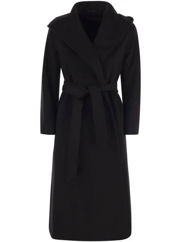 3 silk tone 3BDANTON belted coat black 2360162233 013 - MAX MARA - BALAAN 2